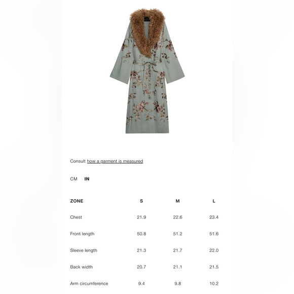 ZARA FAUX FUR COLLAR KIMONO ZW
COLLECTION LIMITED EDITION - Picture 13 of 13